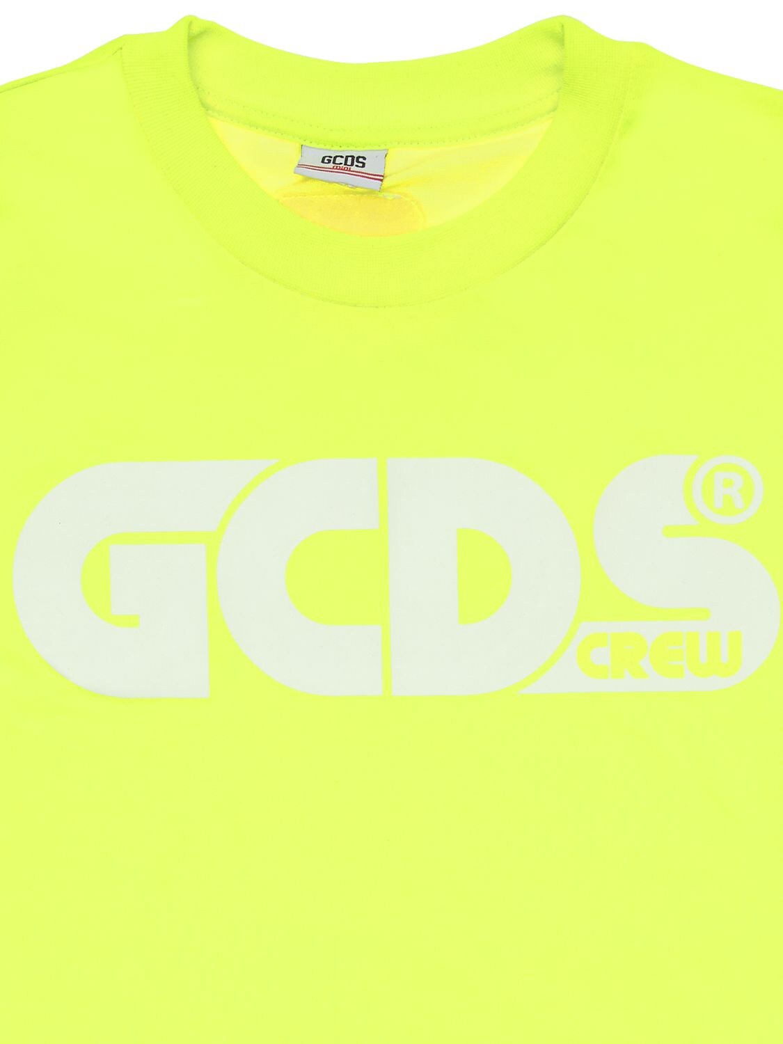 GCDS T-shirts LOGO PRINT COTTON JERSEY T-SHIRT