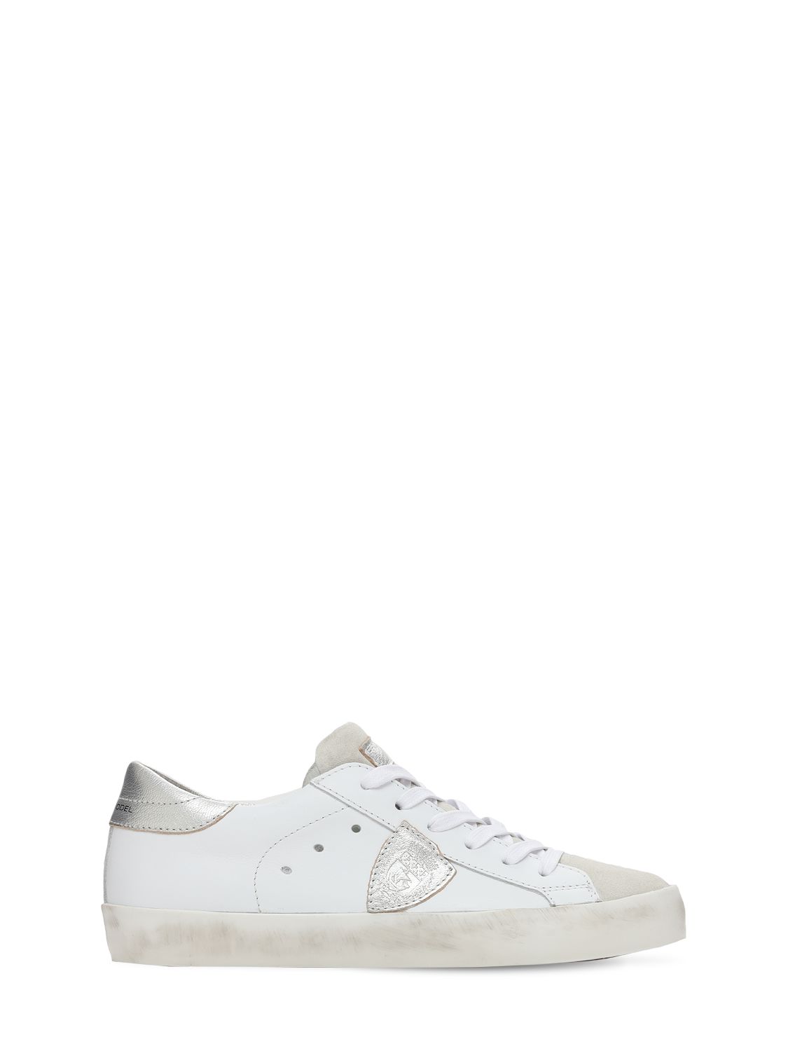 Sneakers Aus Leder Und Wildleder "paris"