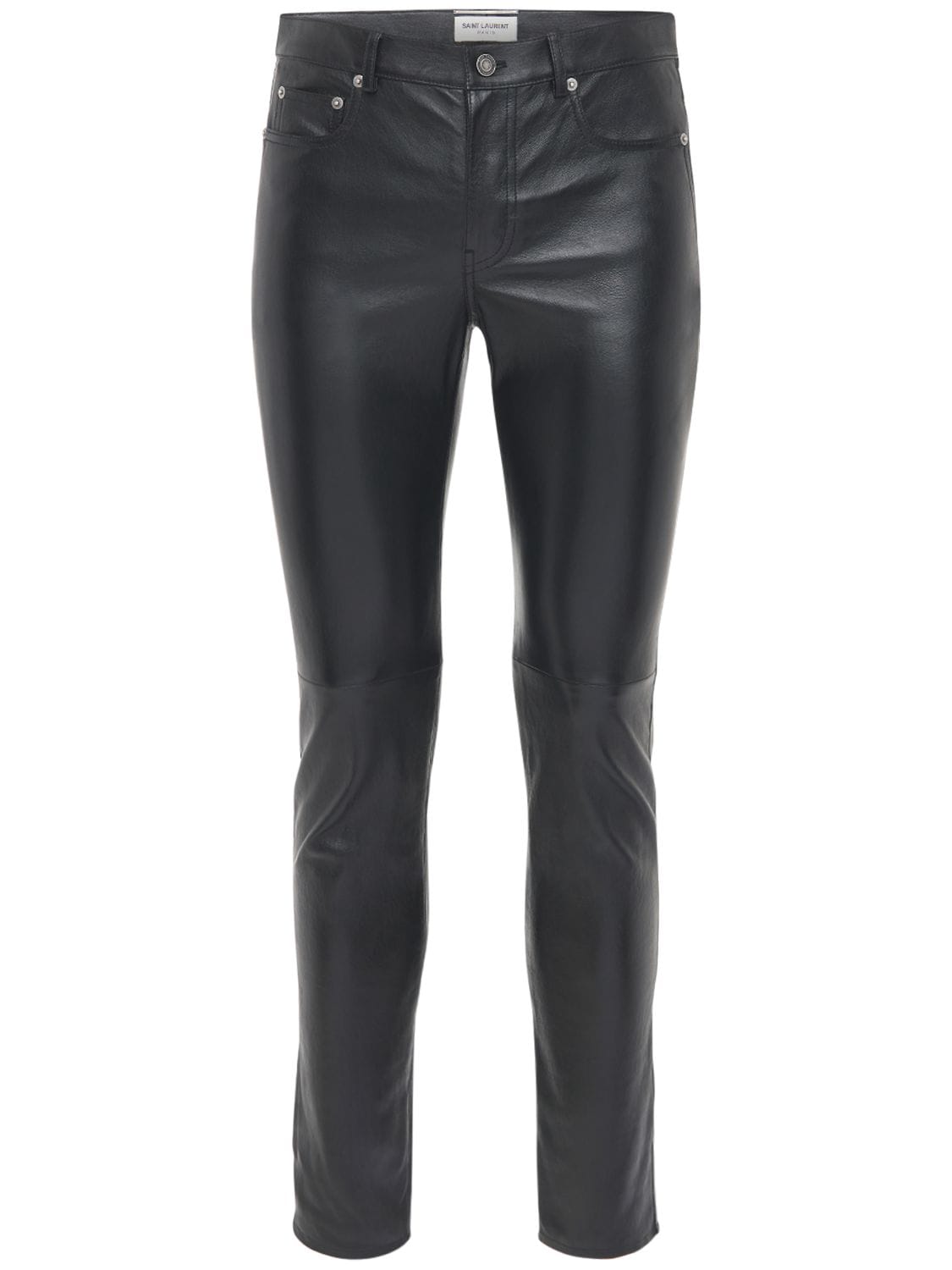 15.5cm Skinny Leather Pants