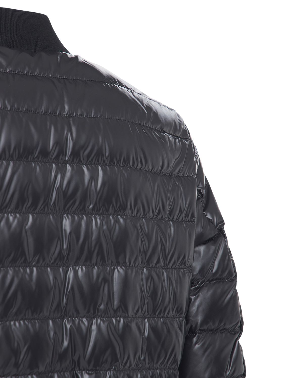 MONCLER PEROUGES NYLON BOMBER DOWN JACKET