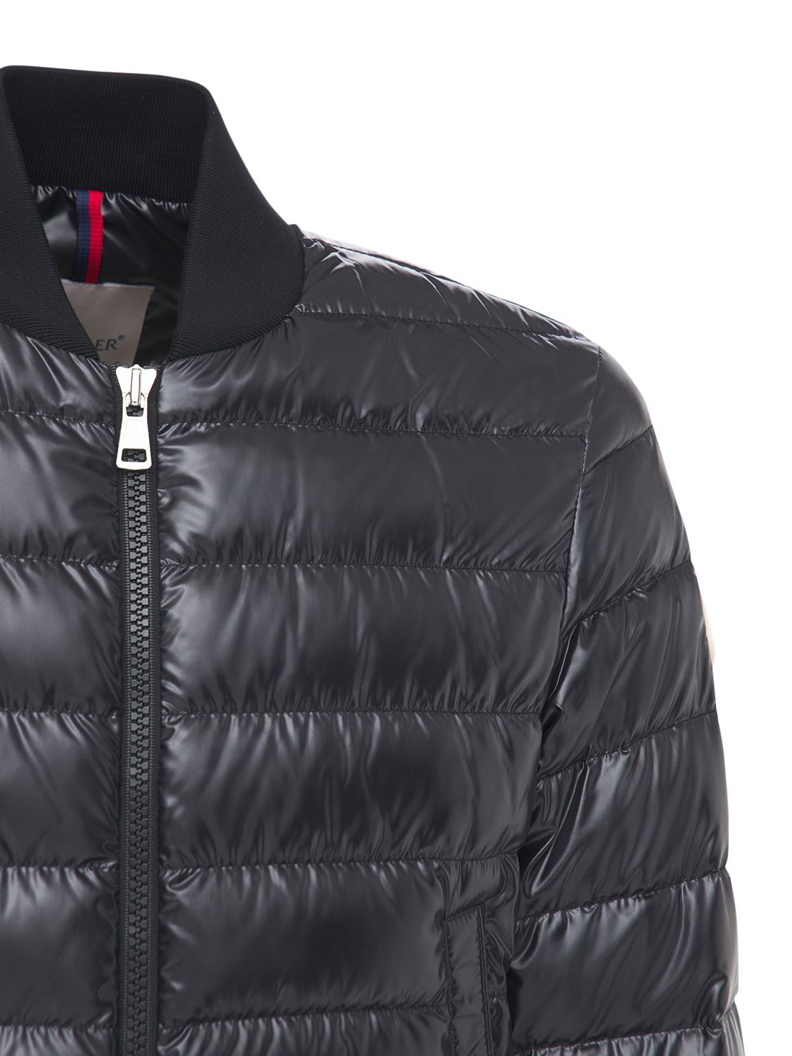 MONCLER PEROUGES NYLON BOMBER DOWN JACKET