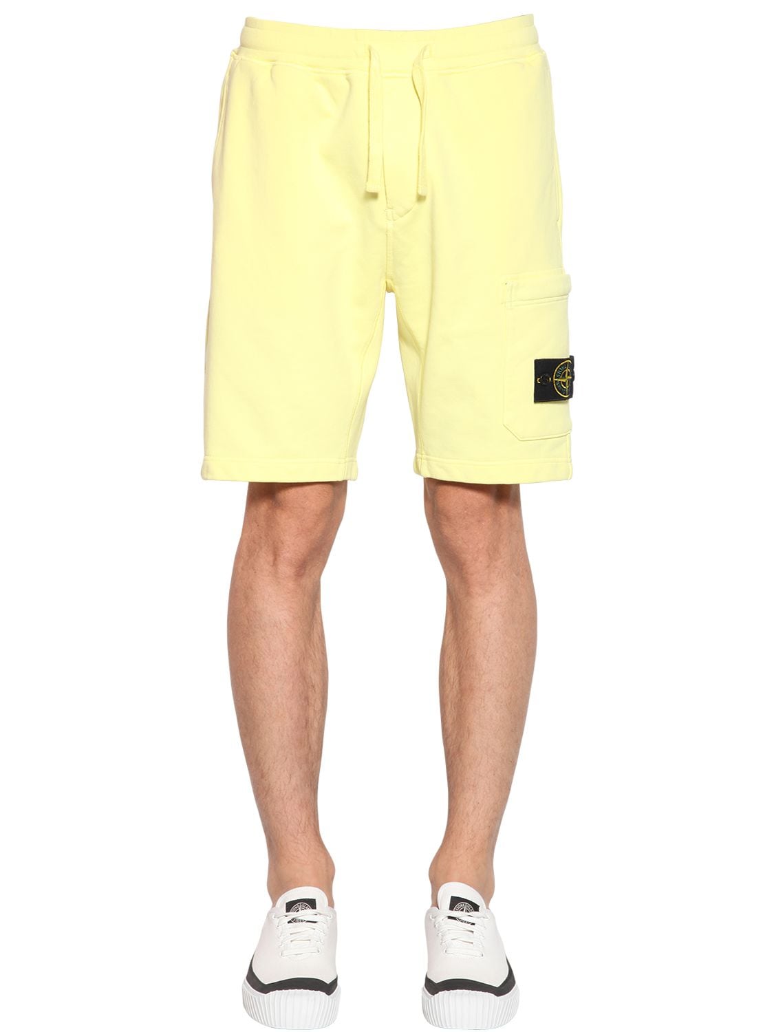 stone island shorts yellow