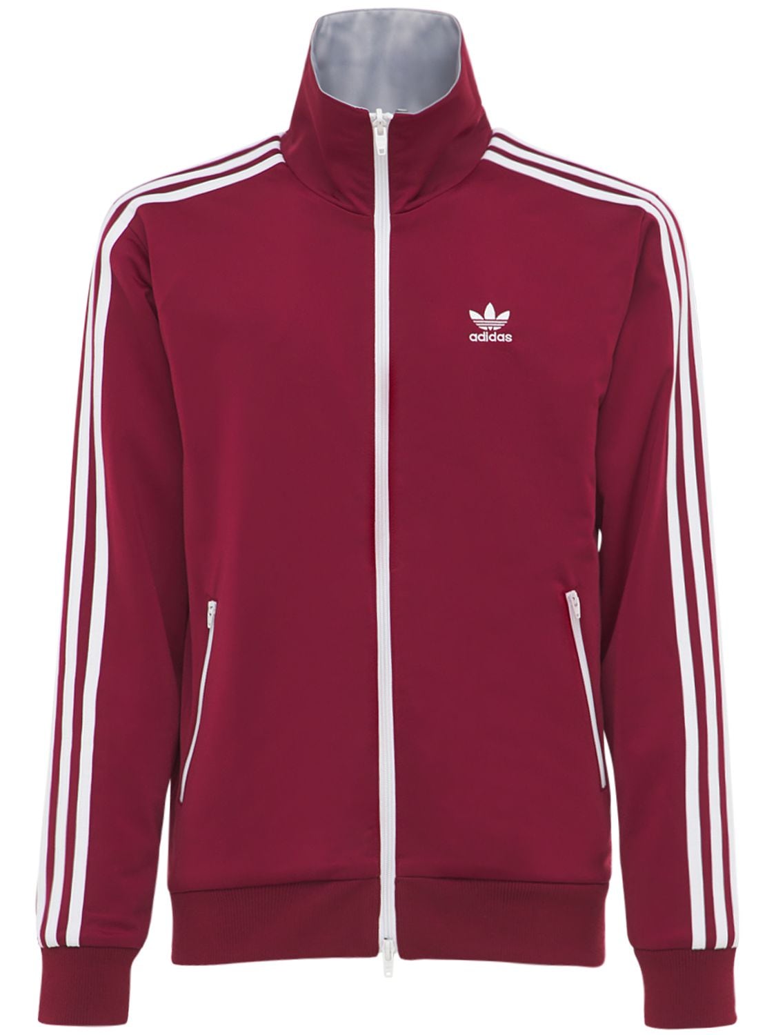 Adidas X Human Made Hm Reversible Firebird Track Top In Bordeaux