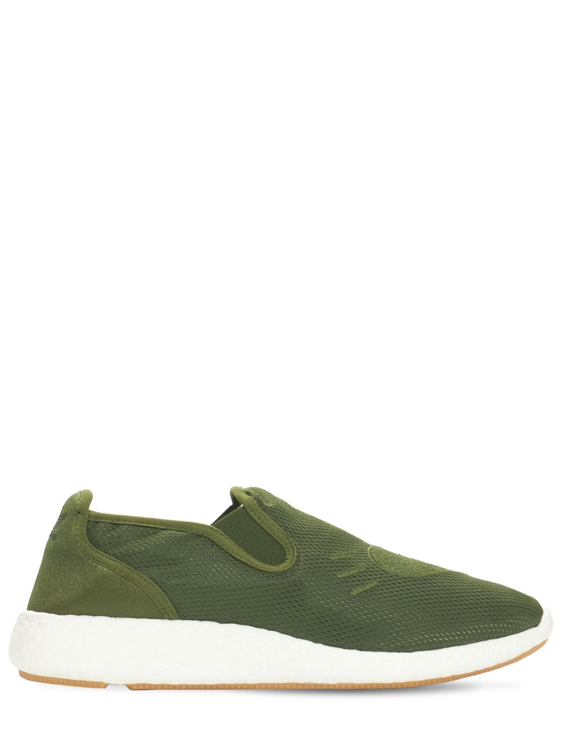 Adidas X Human Made Hm Slip-on Pure Sneakers In Wild Pine