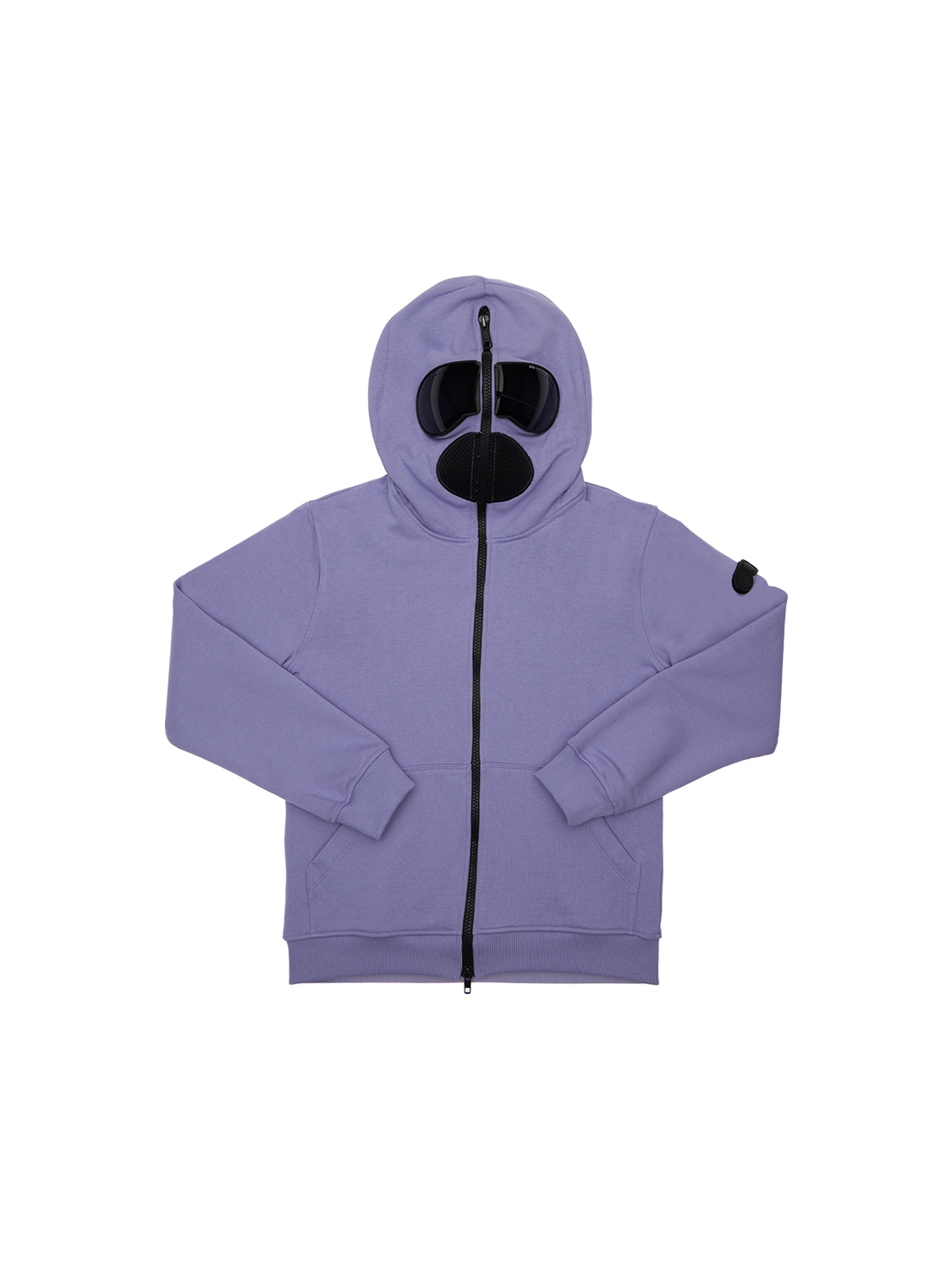 Ai Riders On The Storm Kids' Zip-up Cotton Sweatshirt Hoodie In Purple