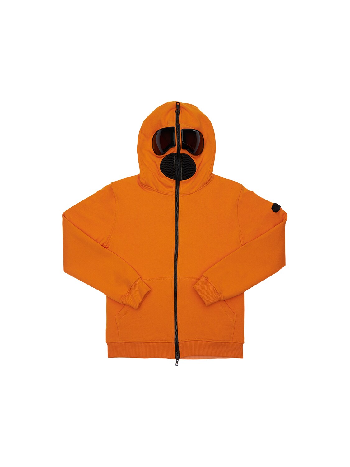 Ai Riders On The Storm Kids' Zip-up Cotton Sweatshirt Hoodie In Orange