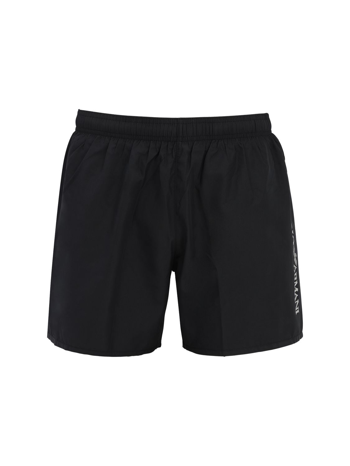 Badeshorts Mit Logodruck