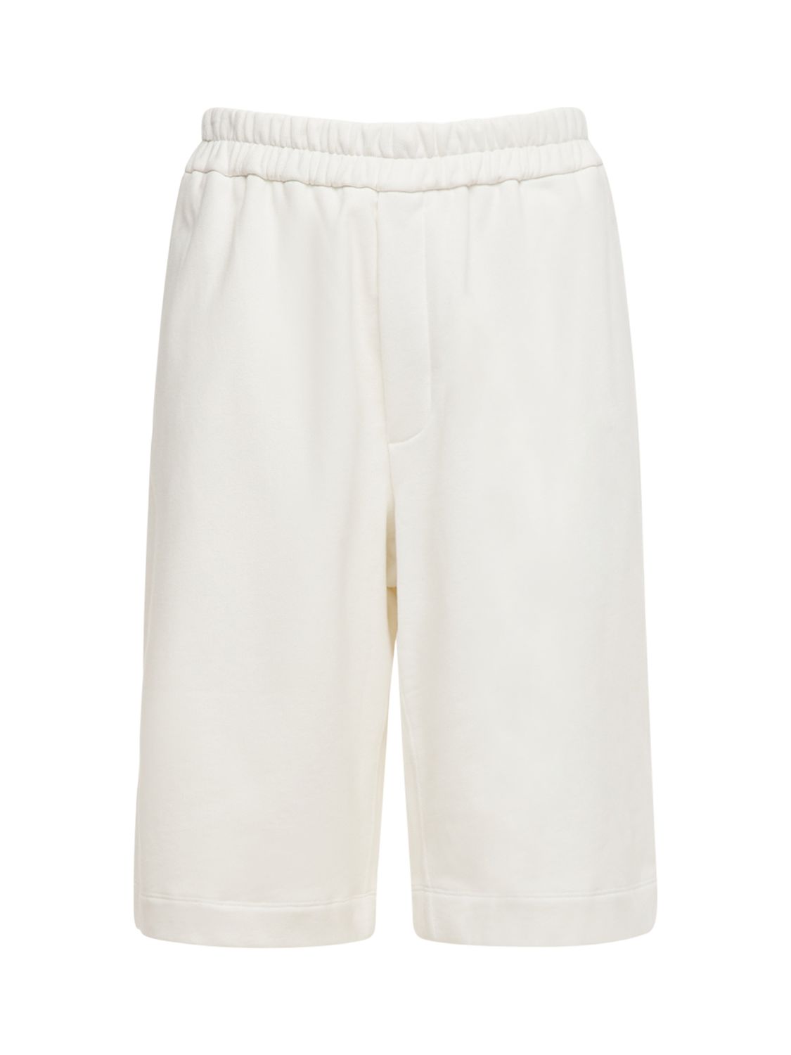 Bestickte Shorts Aus Bio-baumwolle