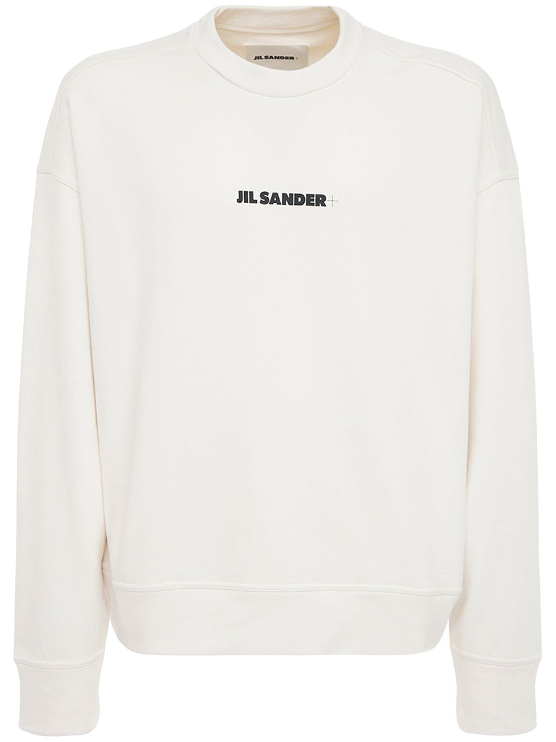 JIL SANDER Plus Printed Cotton Sweatshirt