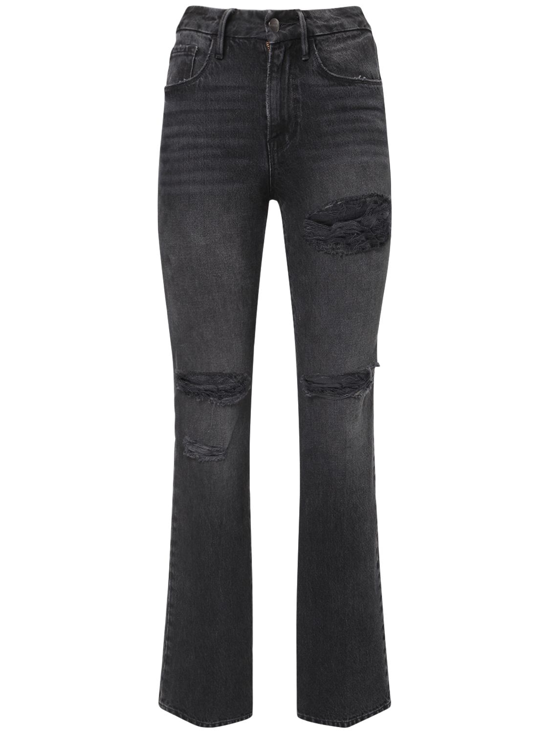 Frame Le Mini Boot High Waist Jeans In Pepperdine Slash | ModeSens