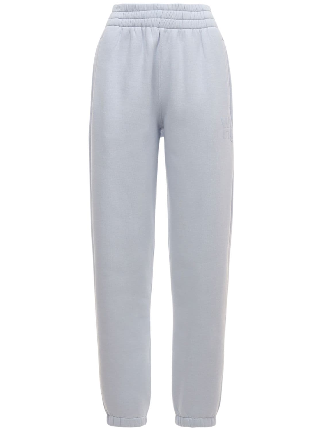Alexander Wang Foundation Terry Sweatpants In Light Blue