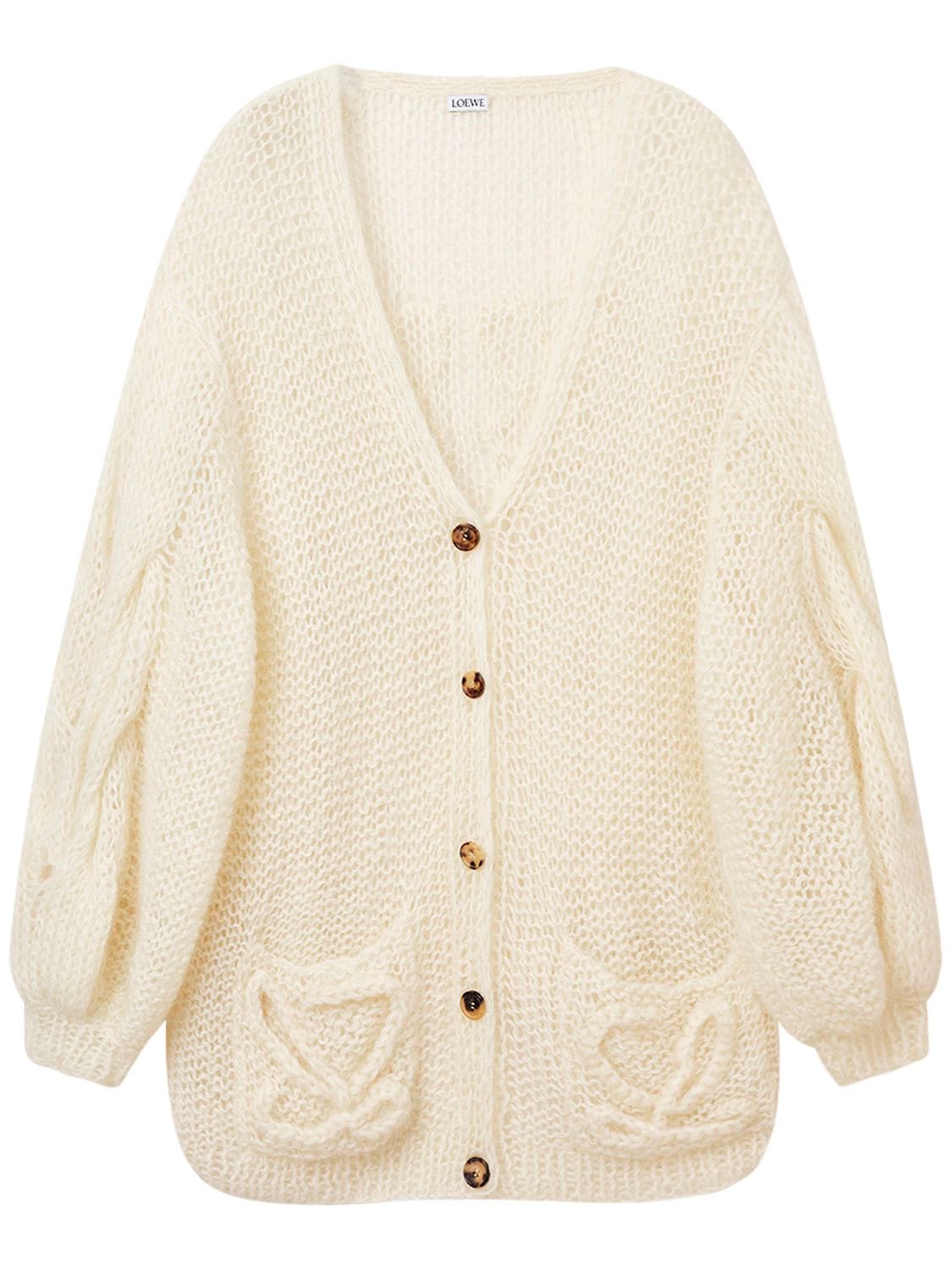 cream cardigan oversized