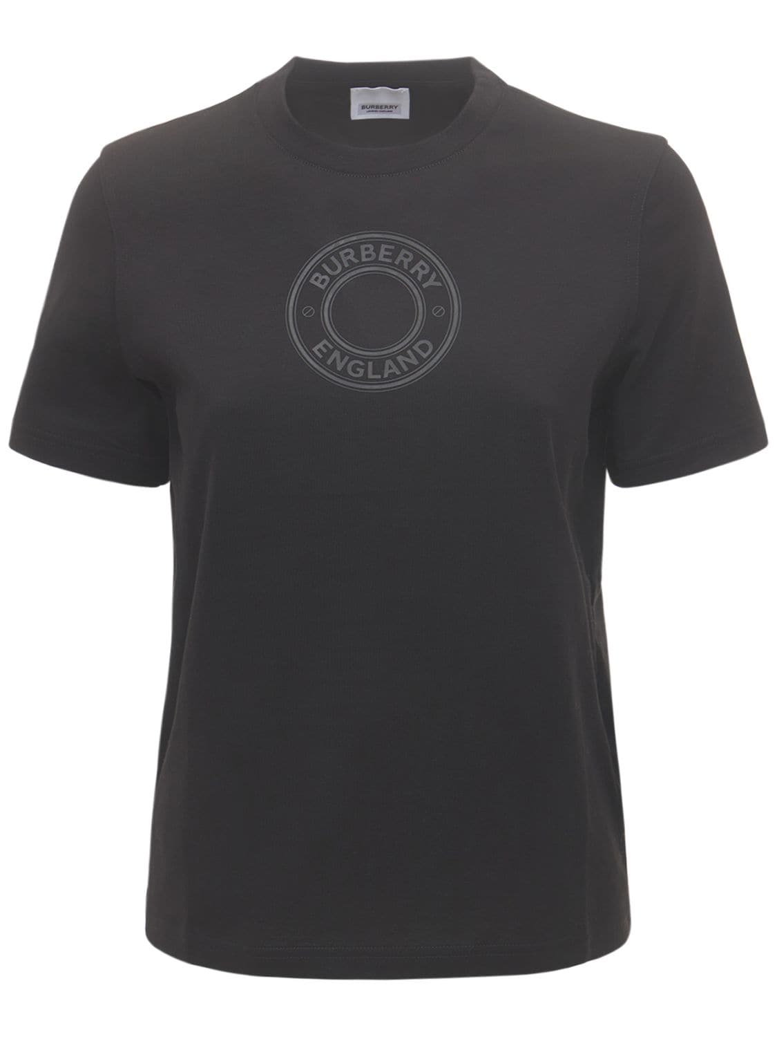 BURBERRY “JEMMA”LOGO棉质平纹针织T恤,73I5CE050-QTEXODK1