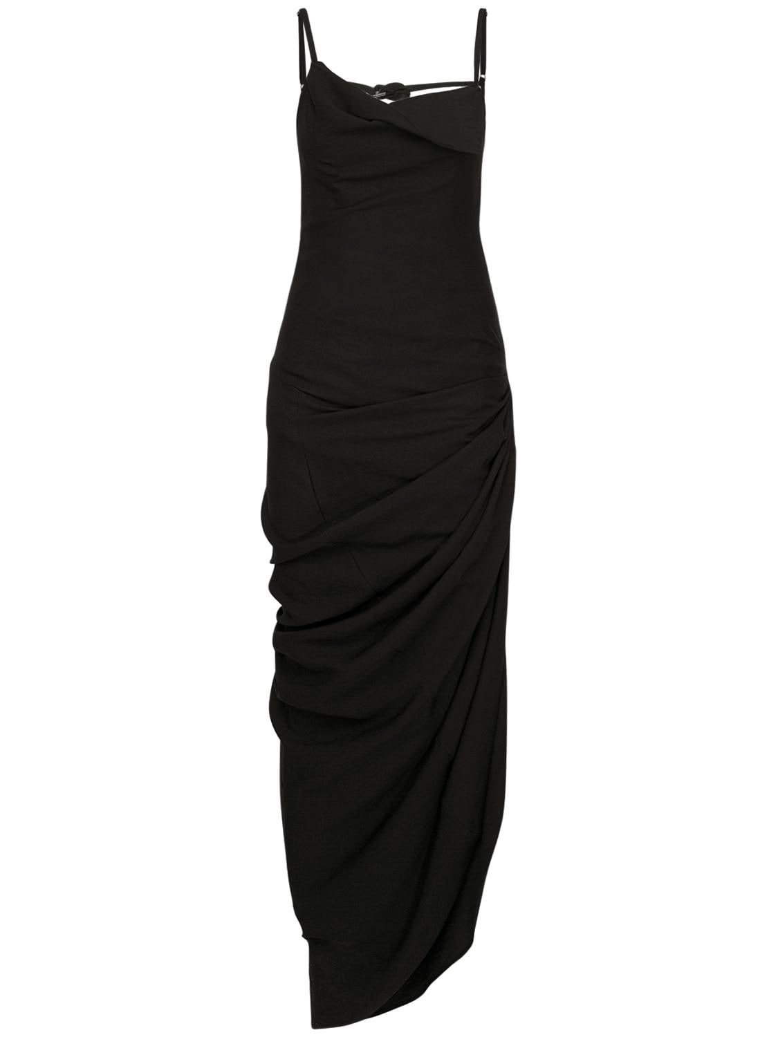 Jacquemus Black 'la Robe Saudade Longue' Dress | ModeSens