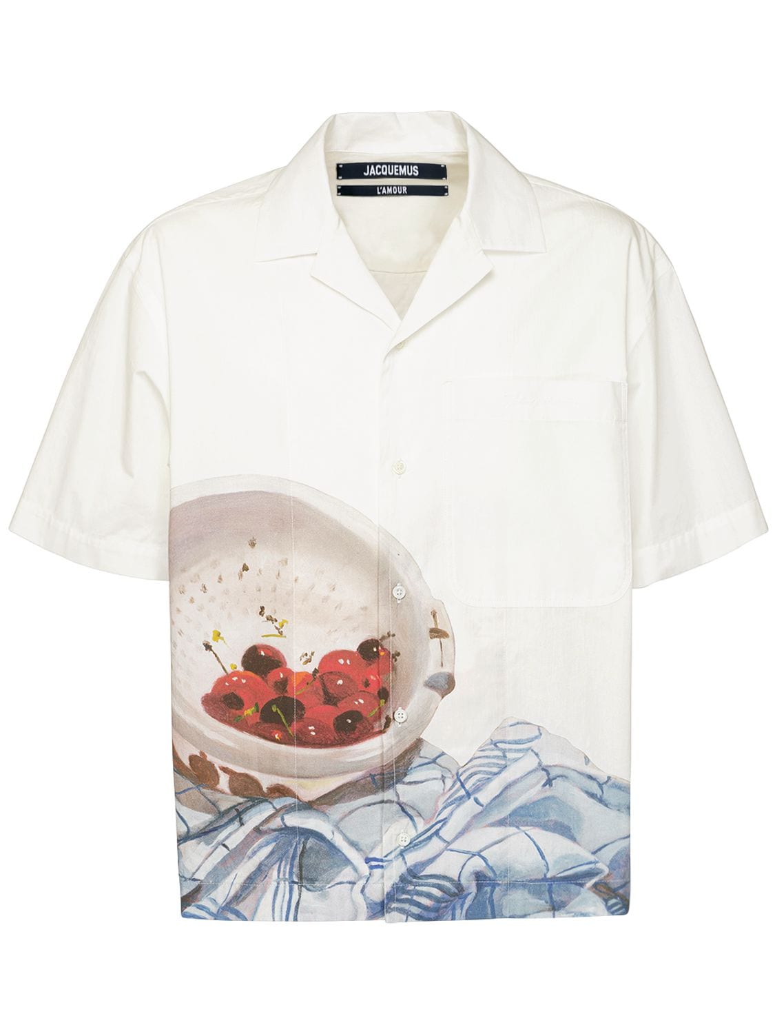 JACQUEMUS “LA CHEMISE JEAN”有机棉衬衫,73I5LE004-UFJJTLQGQ0HFULJJRVM1
