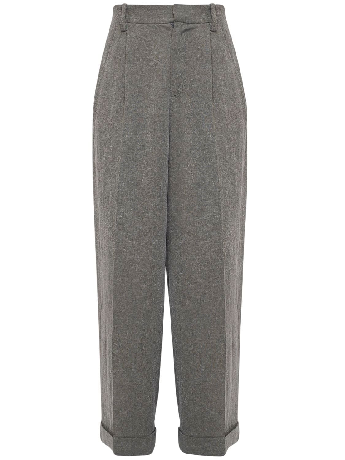 JACQUEMUS LE NOVI LINEN & VISCOSE LOOSE PANTS,73I5LE014-REFSSYBHUKVZ0