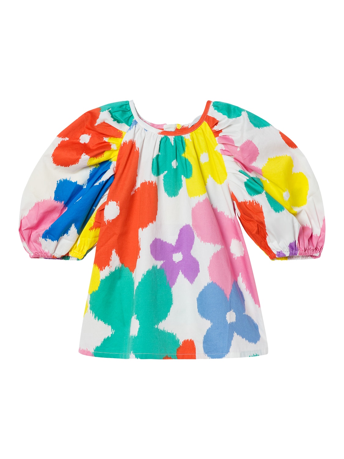 STELLA MCCARTNEY FLOWER PRINT ORGANIC COTTON TOP,73I6SH092-SDKWMW2