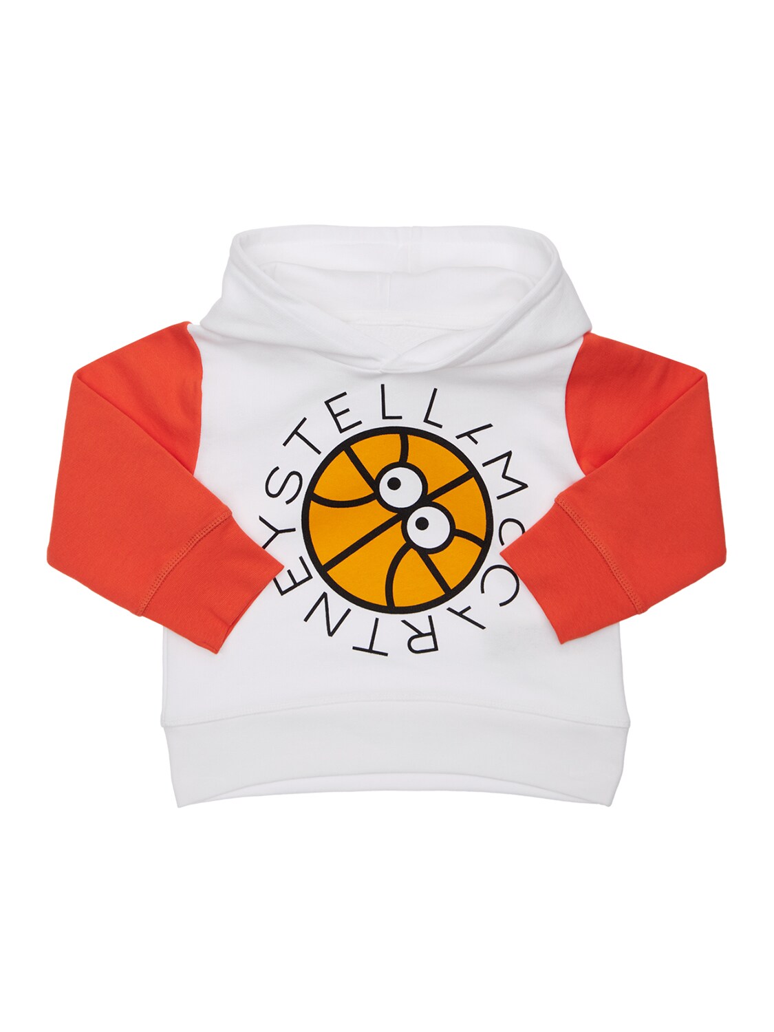 STELLA MCCARTNEY PRINTED ORGANIC COTTON SWEATSHIRT HOODIE,73I6SJ023-OTAWMA2