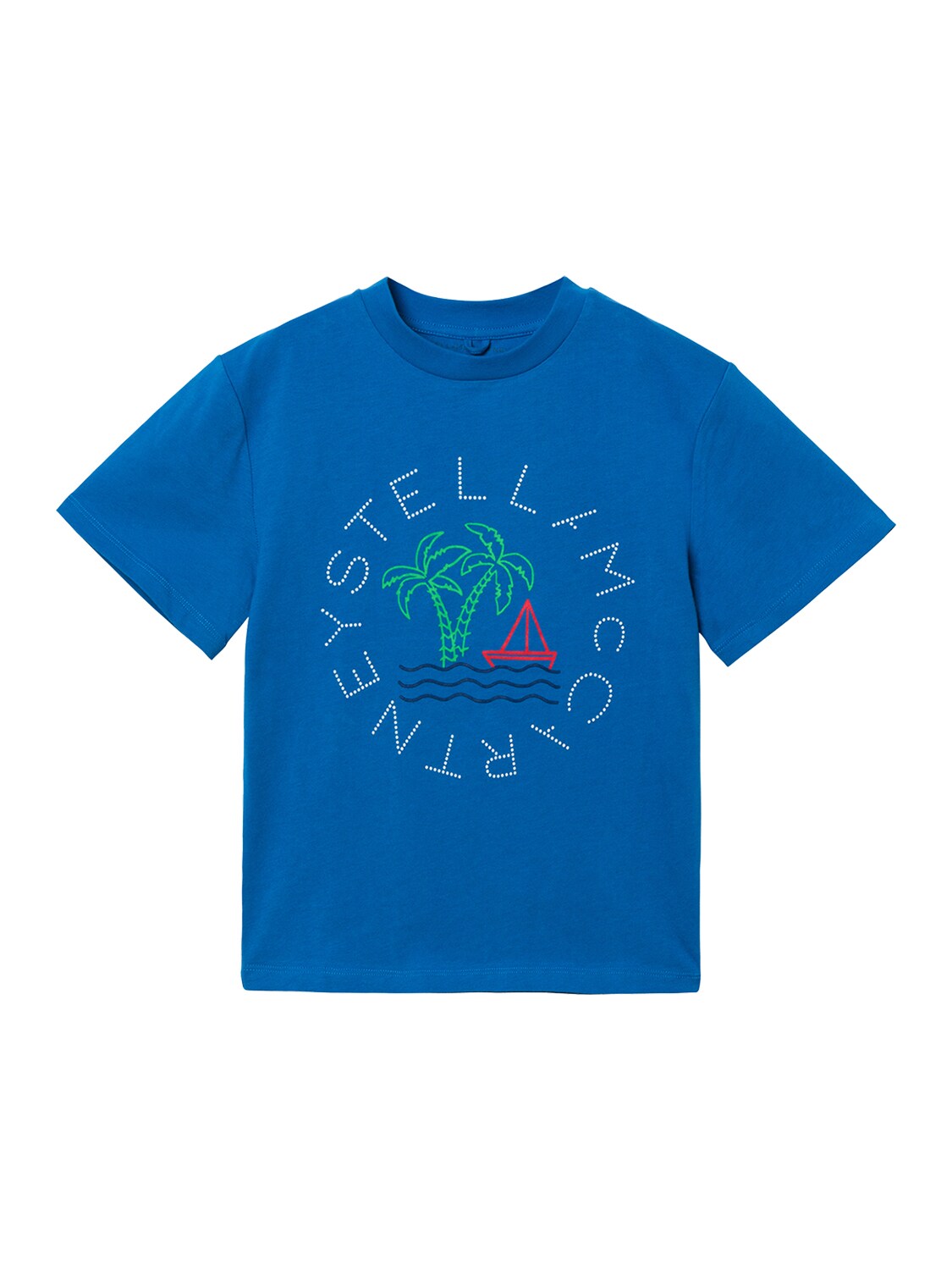 STELLA MCCARTNEY PRINTED ORGANIC COTTON T-SHIRT,73I6SJ033-NDAWMQ2