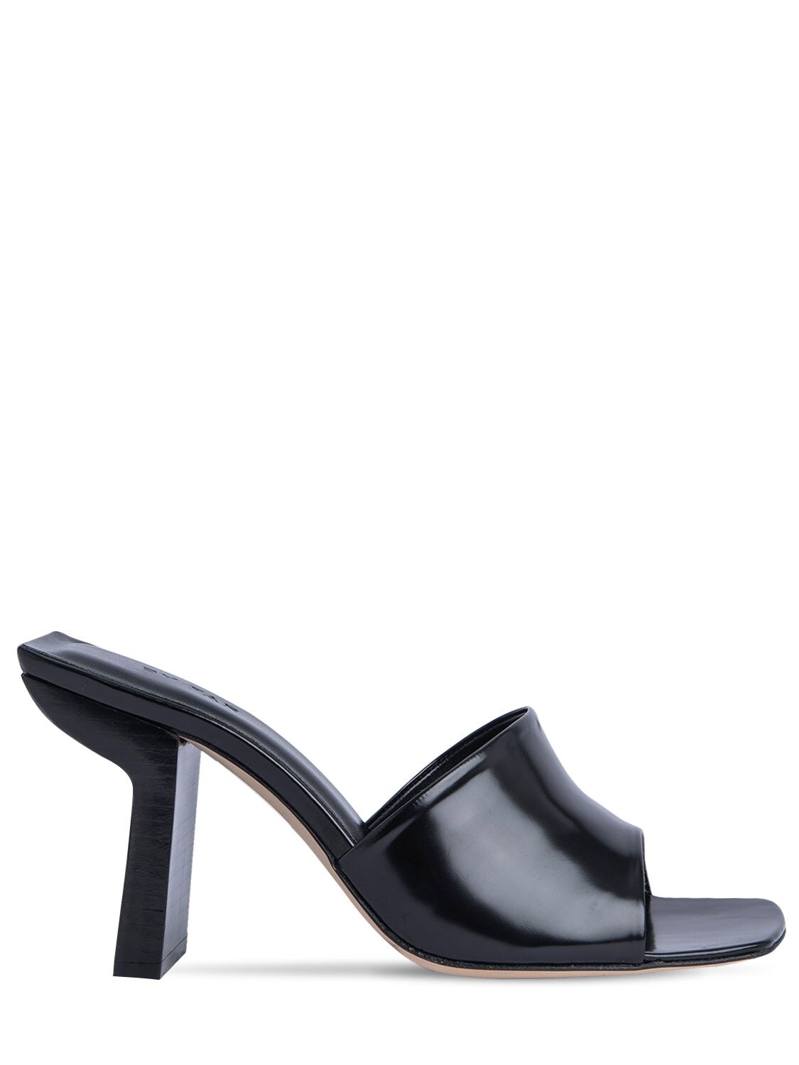 BY FAR 90MM LILIANA PATENT LEATHER MULES,73I6TG008-QKXX0