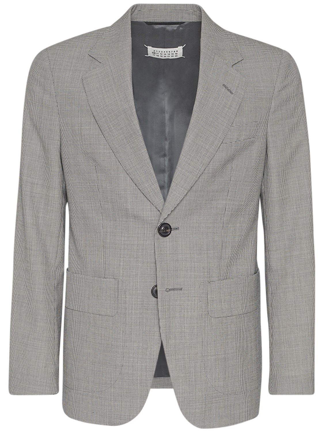 Maison Margiela Microfantasy Tailored Suit In Grey