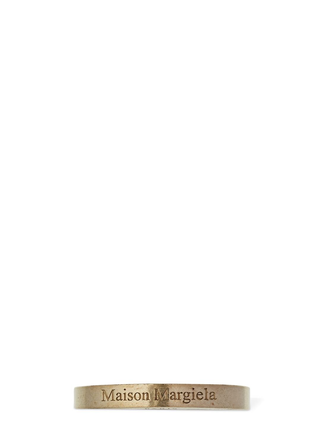THIN RING WITH NUMERIC LOGO from Baltini | IBT Shop MAISON MARGIELA THIN RING WITH NUMERIC LOGO from Baltini | International... 