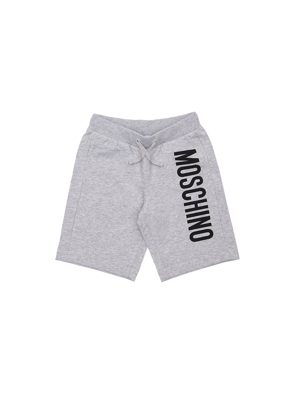 moschino logo shorts