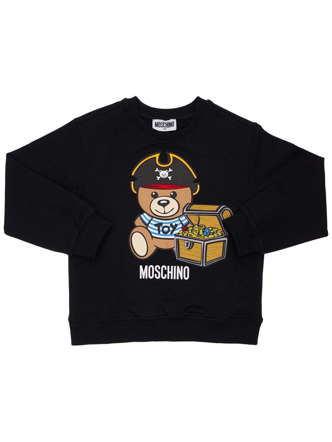 MOSCHINO TOY PRINT COTTON SWEATSHIRT,73I8ZK011-NJAXMDA1