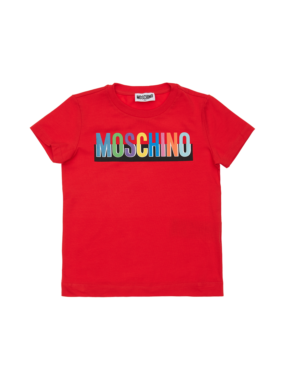 T-shirt Aus Baumwolljersey Mit Logodruck