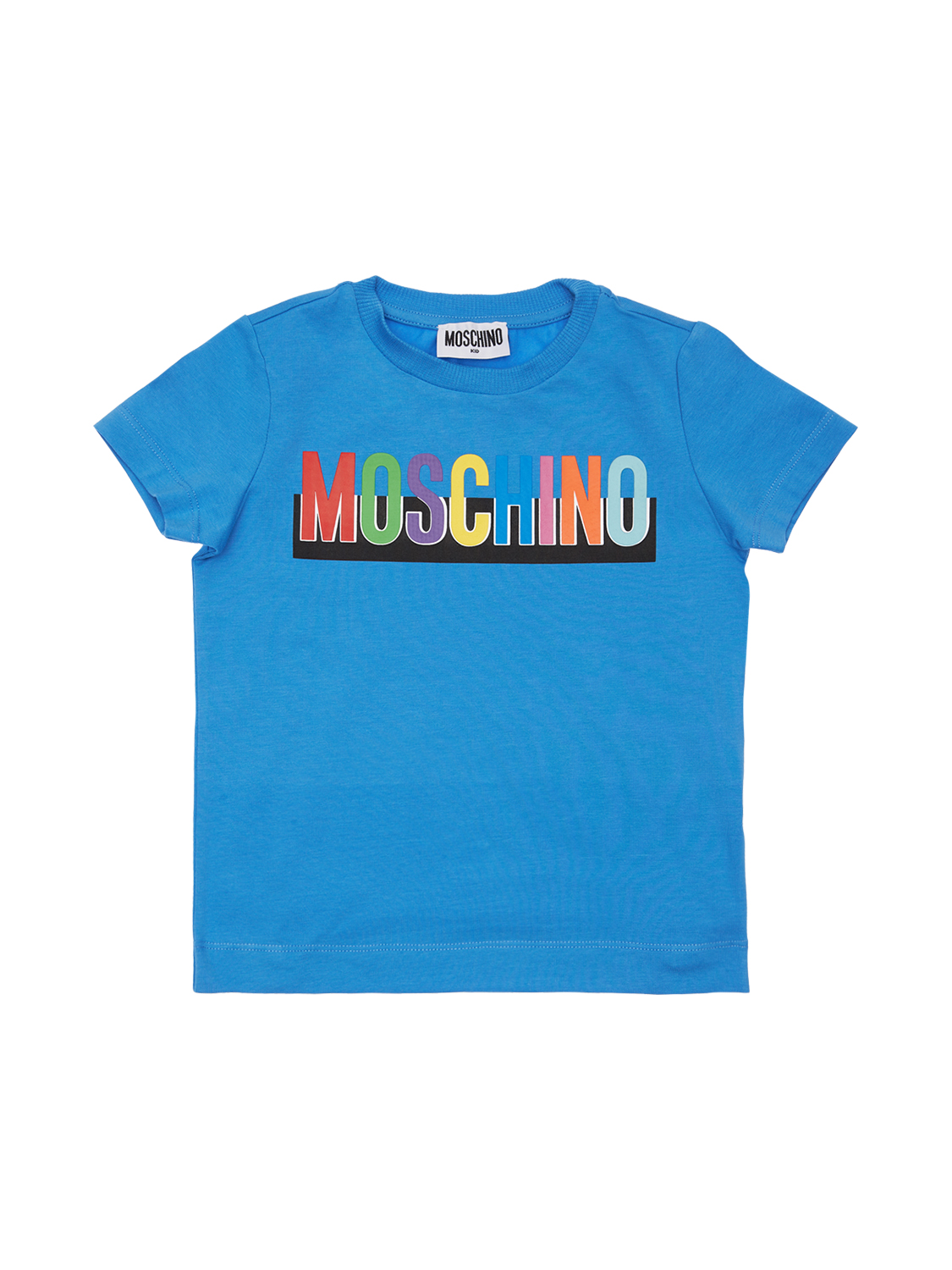 T-shirt Aus Baumwolljersey Mit Logodruck