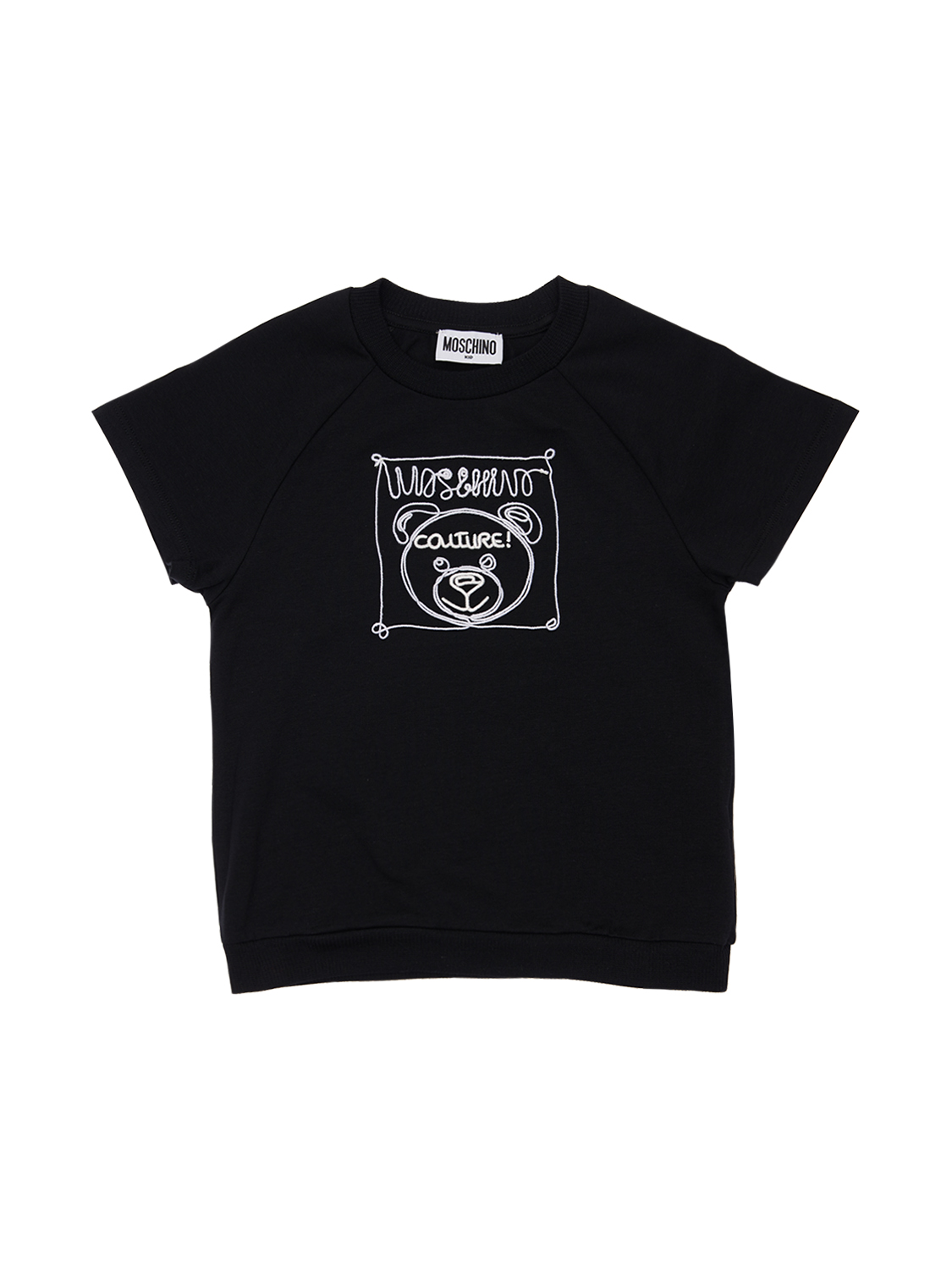 Besticktes T-shirt Aus Baumwolljersey