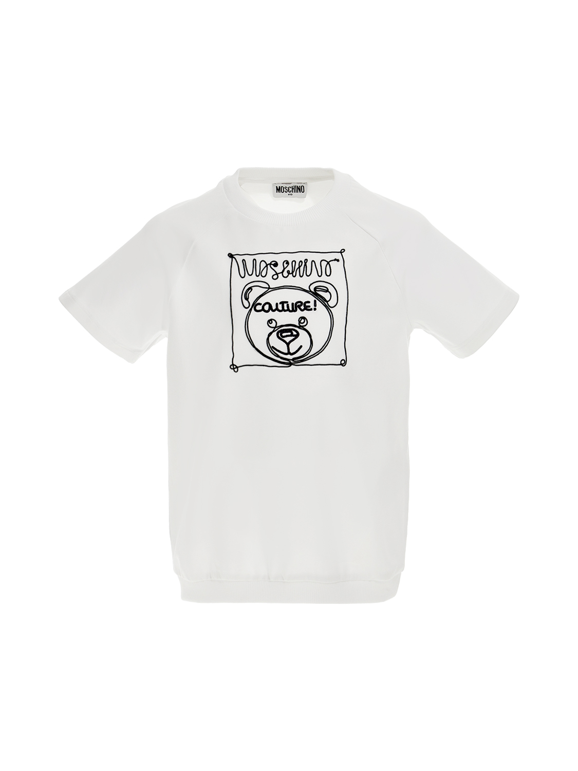 Embroidered cotton jersey t-shirt 