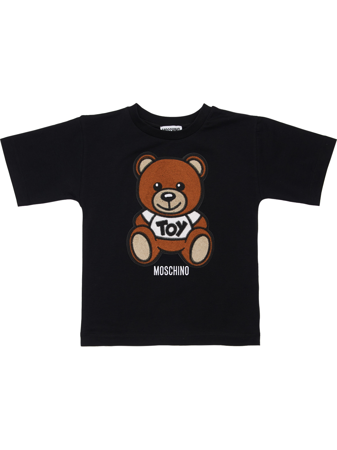 T-shirt Aus Baumwolljersey Mit Gesticktem Logo