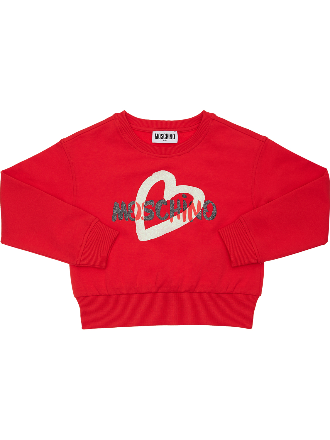 Sweatshirt Aus Baumwolle Mit Logodruck