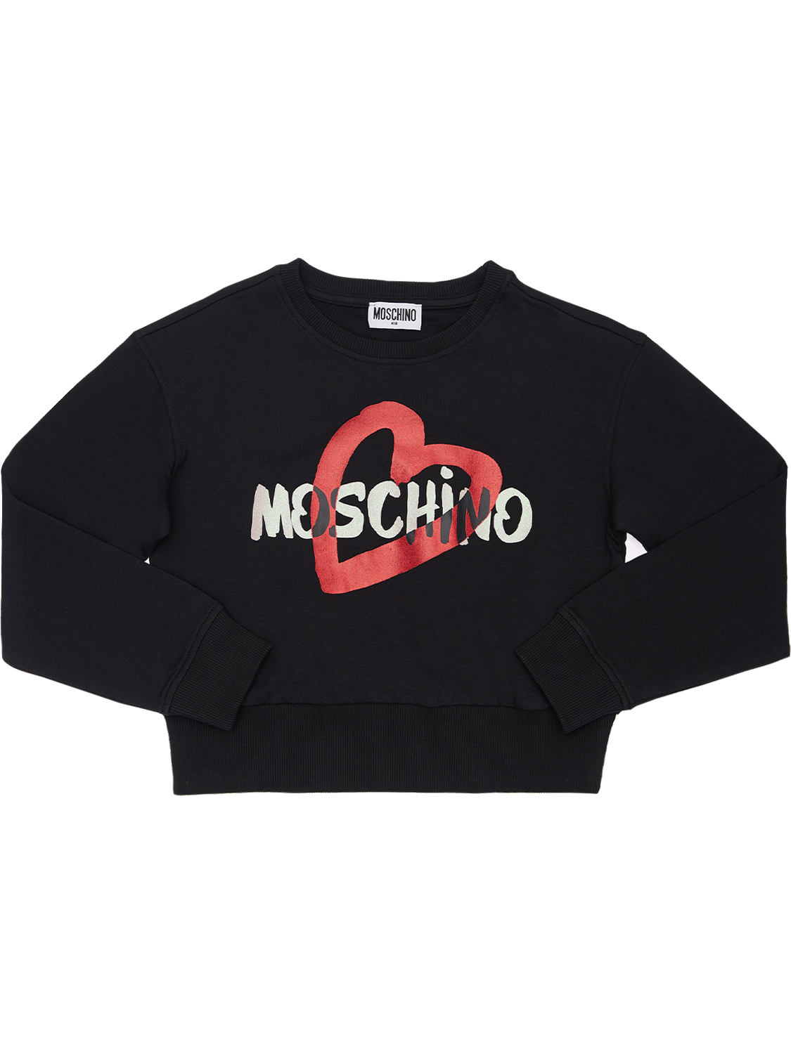 Sweatshirt Aus Baumwolle Mit Logodruck