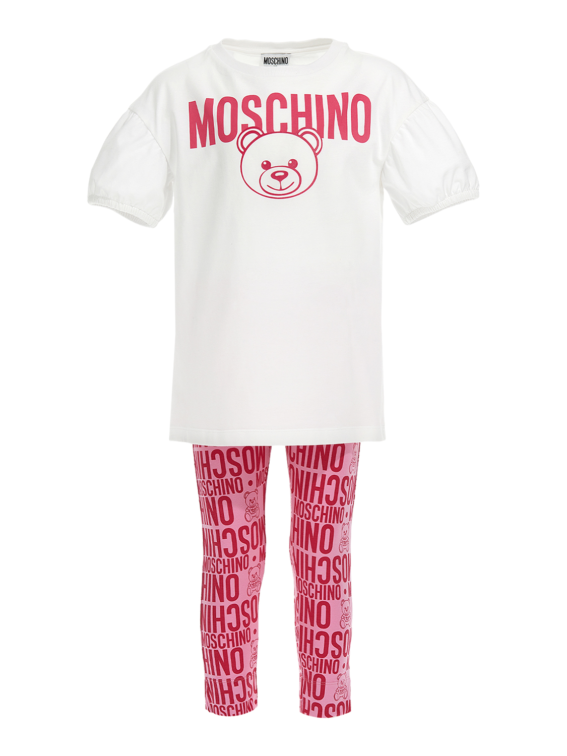 T-shirt Und Leggings Aus Baumwolljersey