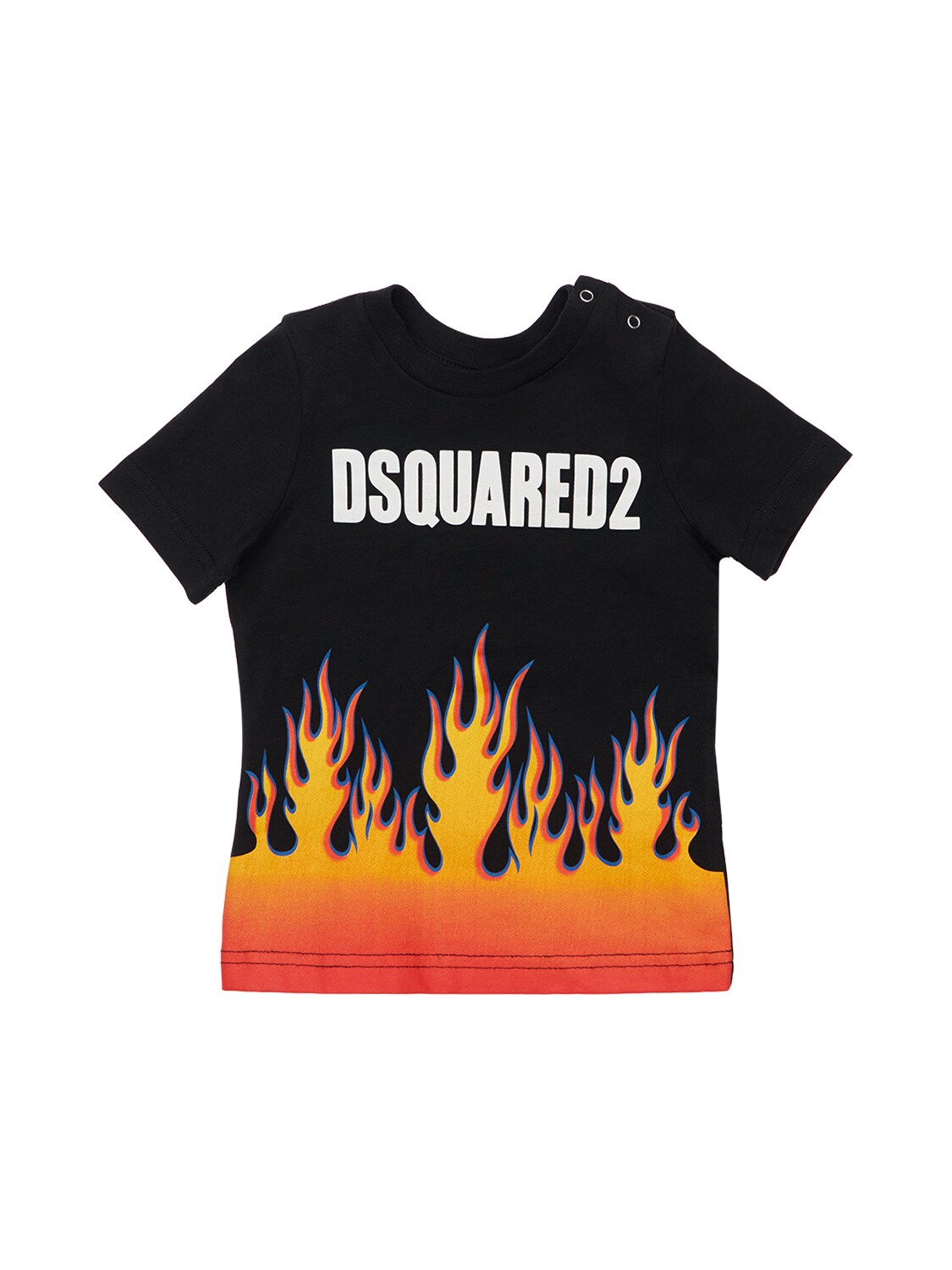 DSQUARED2 PRINTED COTTON JERSEY T-SHIRT,73I91U007-RFE5MDA1