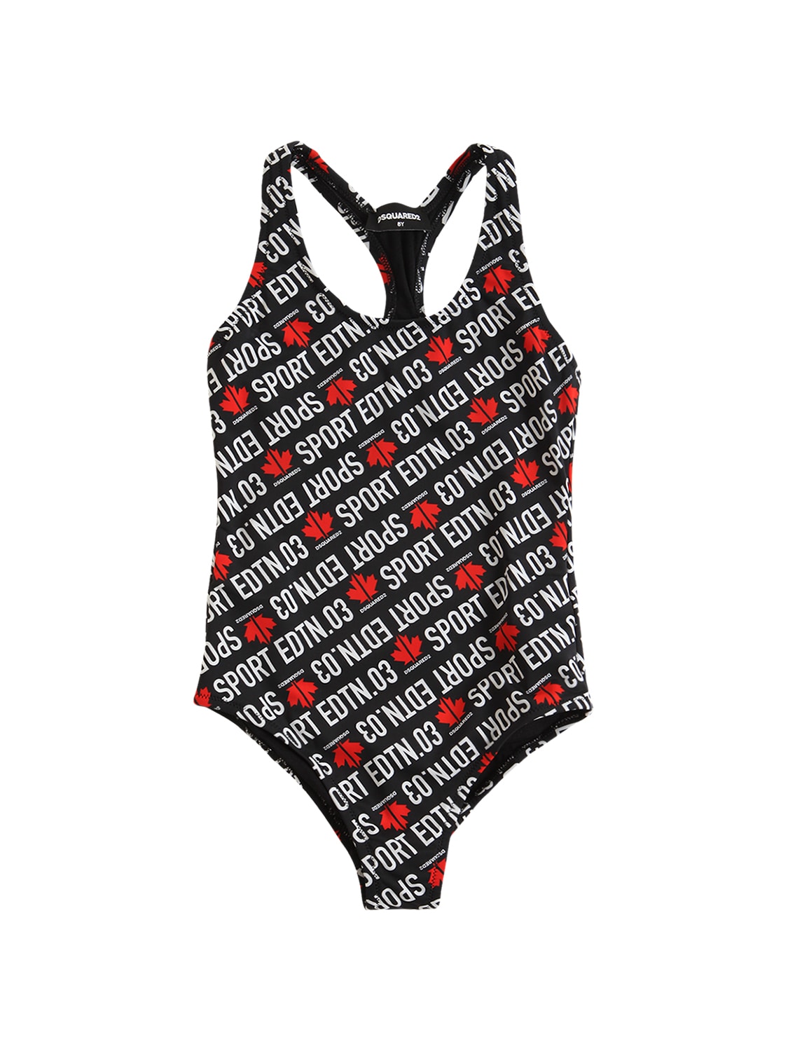 All Over Logo Lycra One Piece Swimsuit
