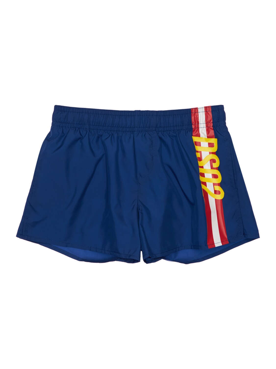 DSQUARED2 LOGO PRINT NYLON SWIM SHORTS,73I91V013-RFE4NJU1