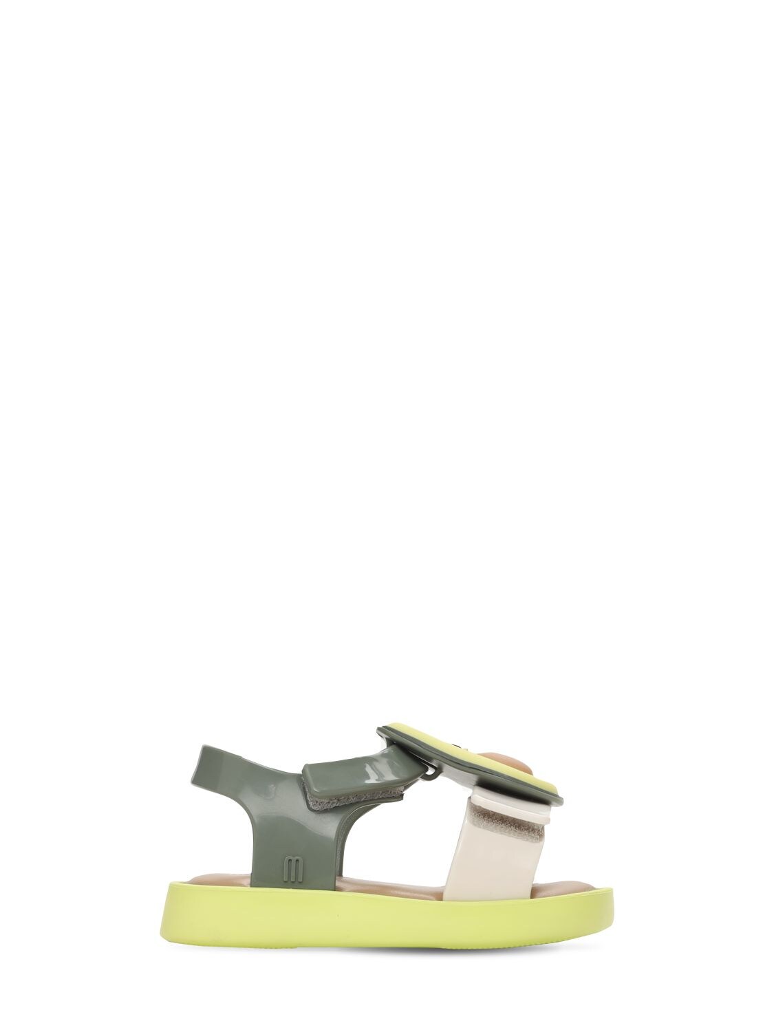 mini melissa avocado sandals