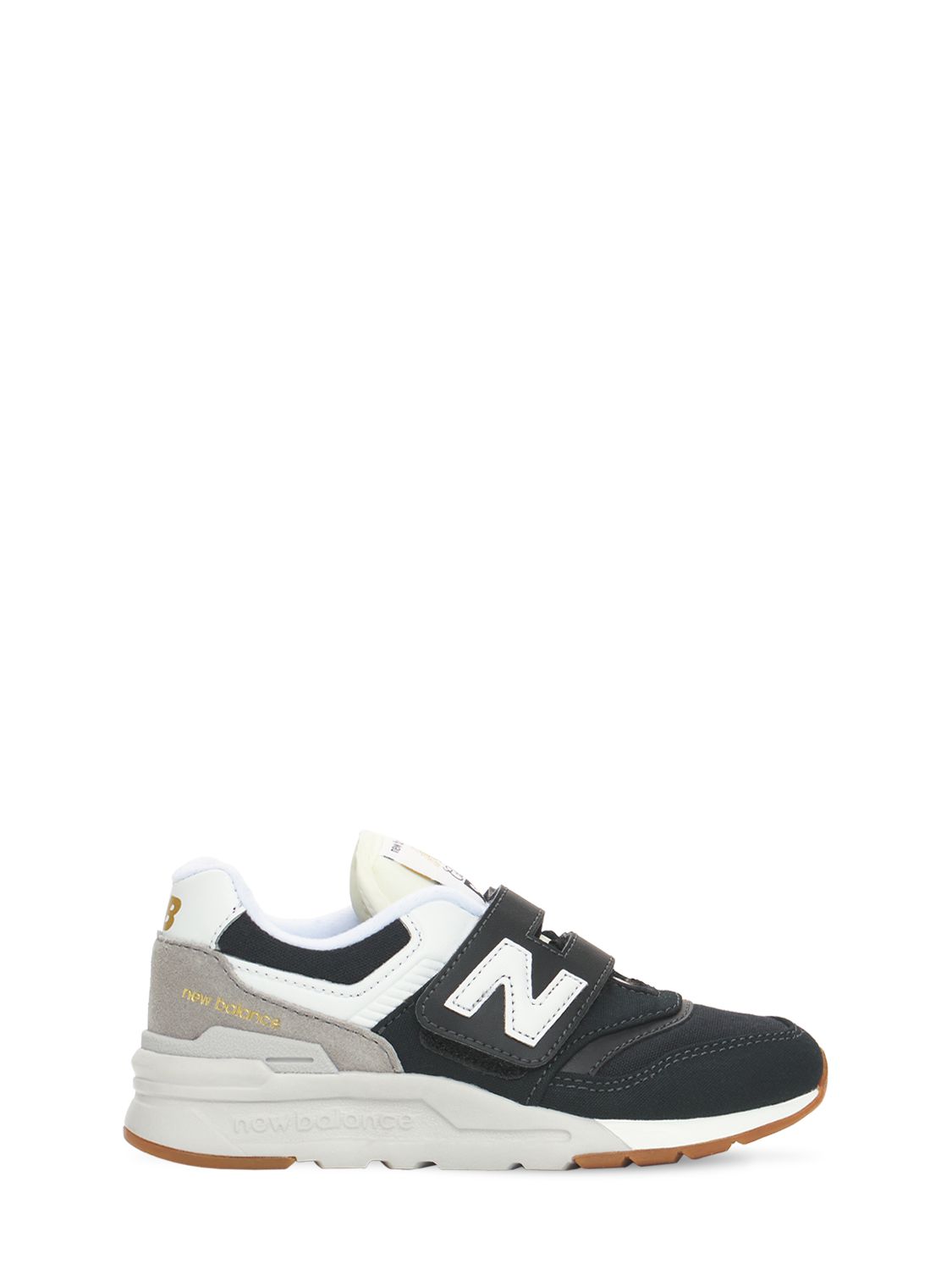 Riemensneakers Aus Mesh Und Wildleder "997"