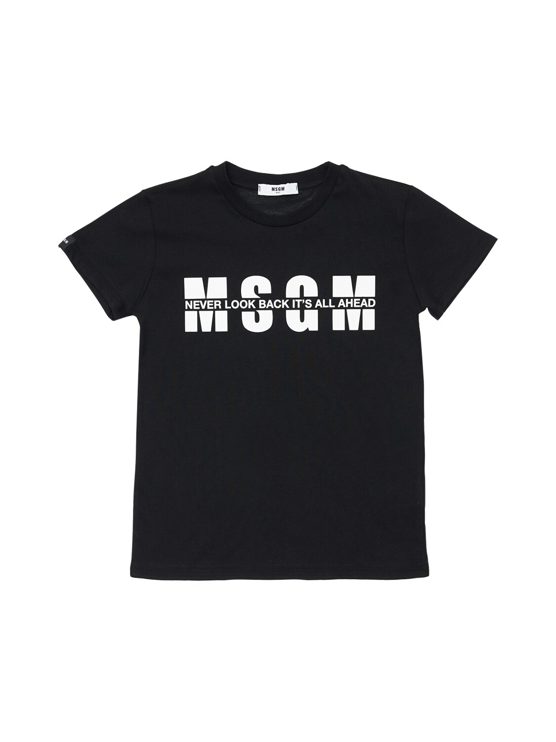 MSGM COTTON JERSEY T-SHIRT,73I93G003-MTEW0