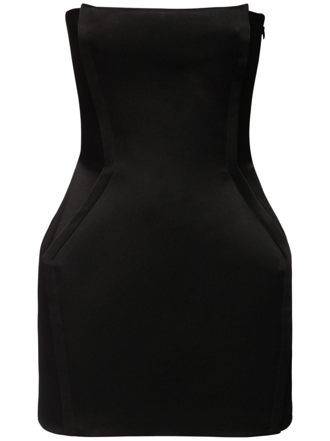 VERSACE ENVERS SATIN MINI DRESS,73IA86095-QTEWMDG1