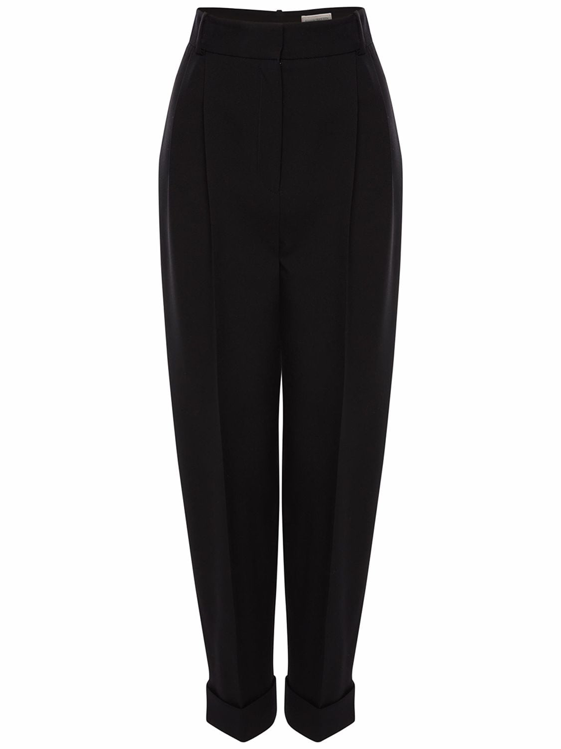 ALEXANDER MCQUEEN CROPPED TAILORED WOOL trousers,73IA8D057-MTAWMA2