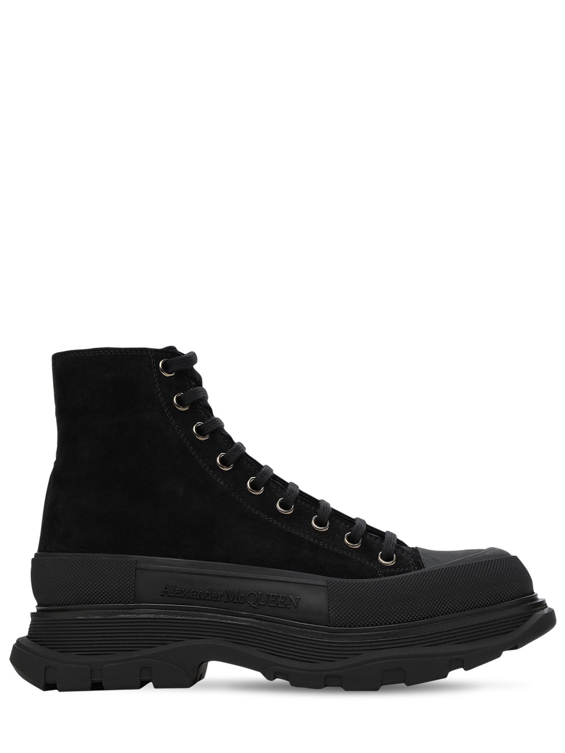 50mm Suede Lace-up Boot Sneakers