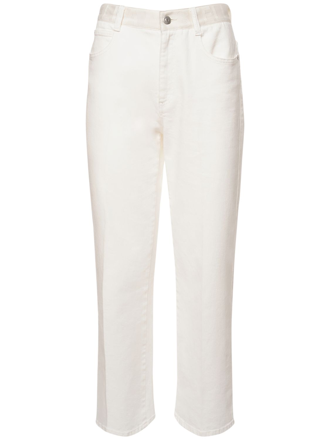 Jeans Aus Bio-baumwolldenim Mit Gerade Bein