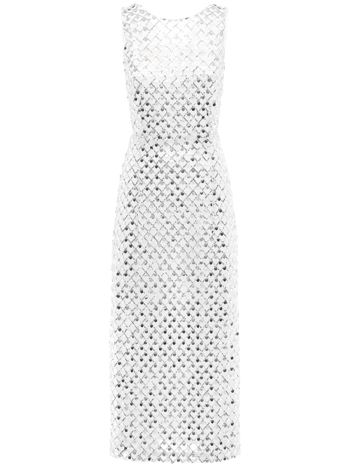 ROTATE BIRGER CHRISTENSEN TORIANA SEQUINED  MIDI DRESS,73IAHY020-NTAXMA2