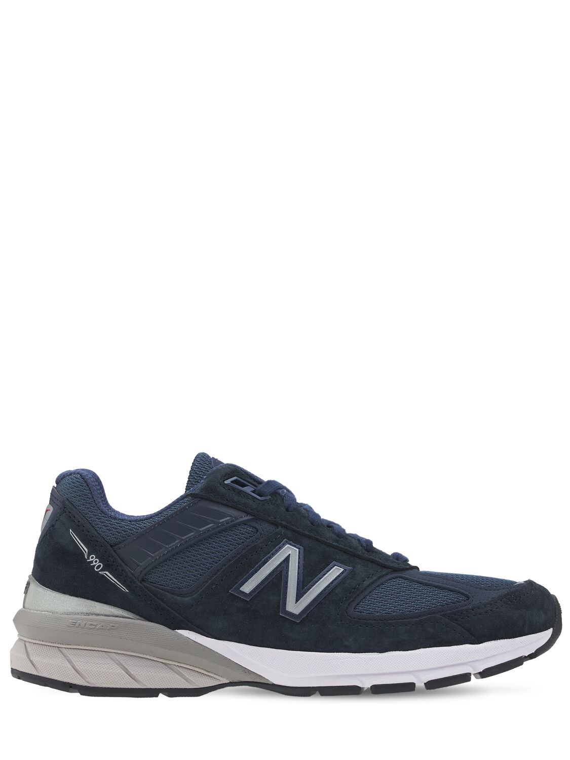 Image of 990 V5 Suede & Mesh Sneakers