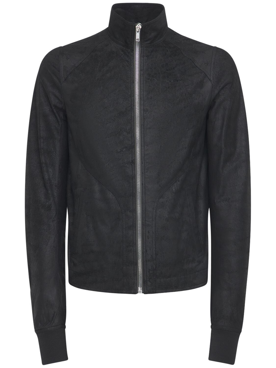 rick owens green leather jacket