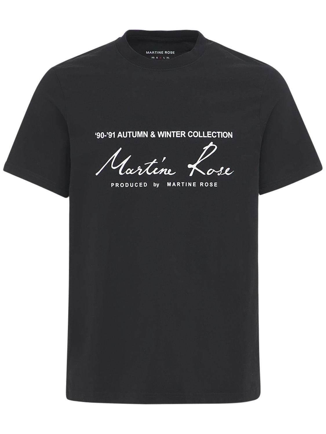 T-shirt Aus Baumwolljersey Mit Logo „saison“
